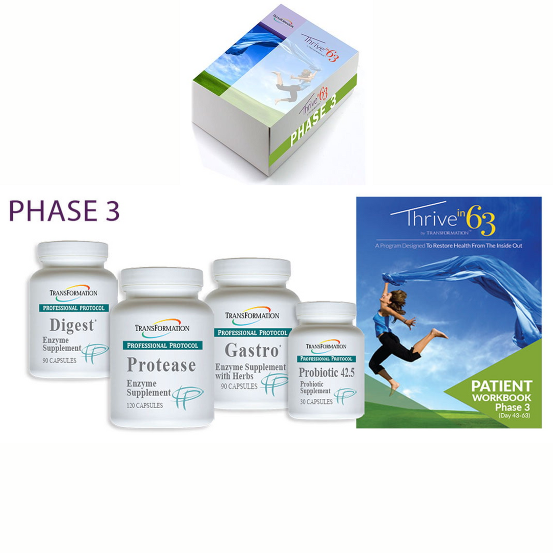 Enzimas de transformación de fase 63, digestibilidad TPP, proteasa TPP, gastroenteritis TPP, probiótico TPP 42,5