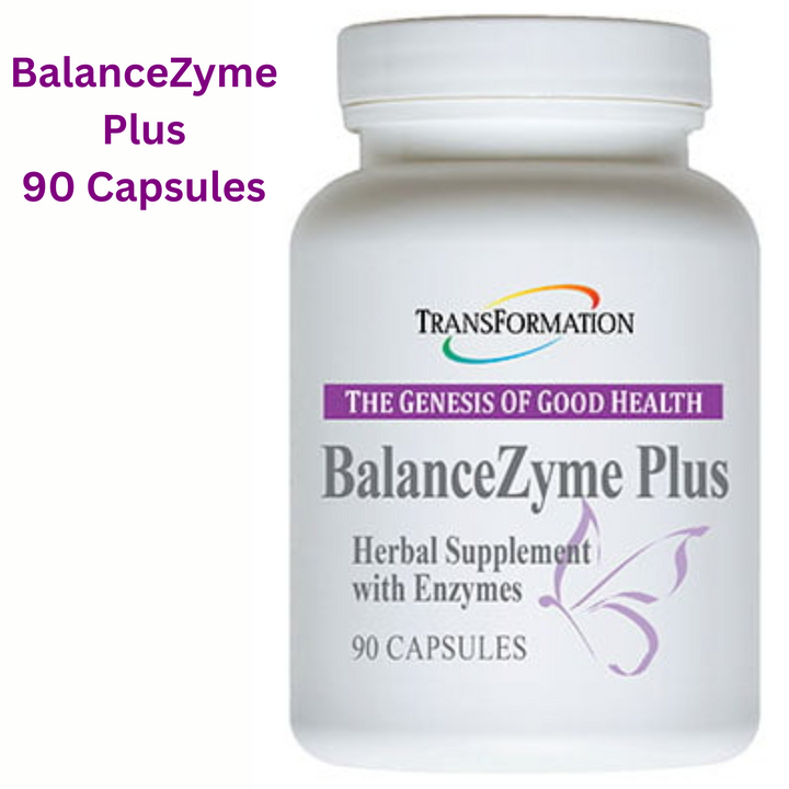 Enzimas de Transformación BalanceZyme Plus, suplemento herbal, 90 cápsulas