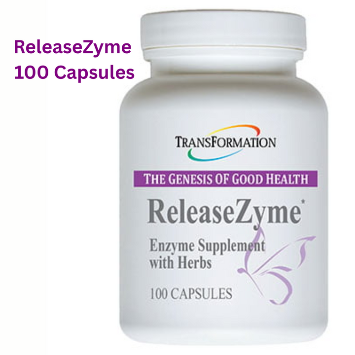 Enzimas de Transformación ReleaseZyme Favorece la Eliminación Saludable de Desechos (100 Cápsulas)