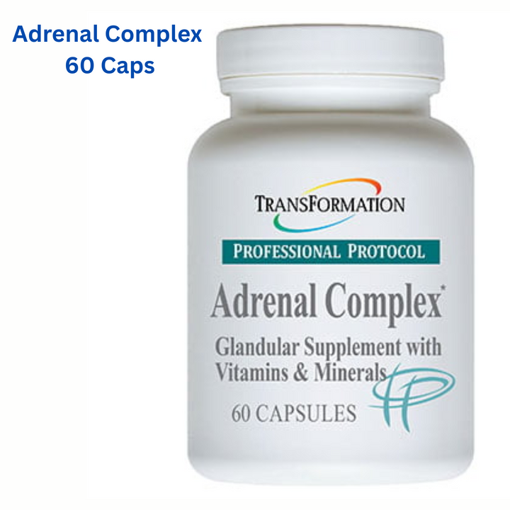 Complejo suprarrenal con enzimas de transformación que favorece la salud endocrina (60 cápsulas)
