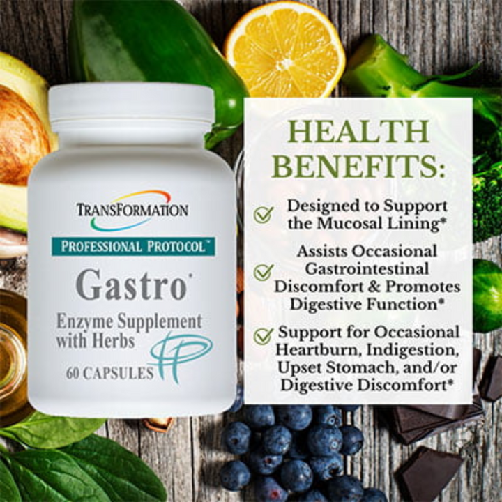 Enzimas de Transformación Gastro Support: Favorece la Salud Digestiva e Intestinal (90 Cápsulas)
