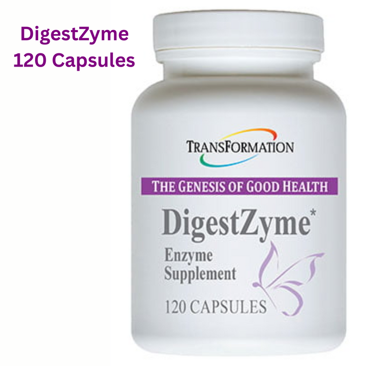 Enzimas de transformación DigestZyme: favorece la digestión de nutrientes, energía (120 cápsulas)