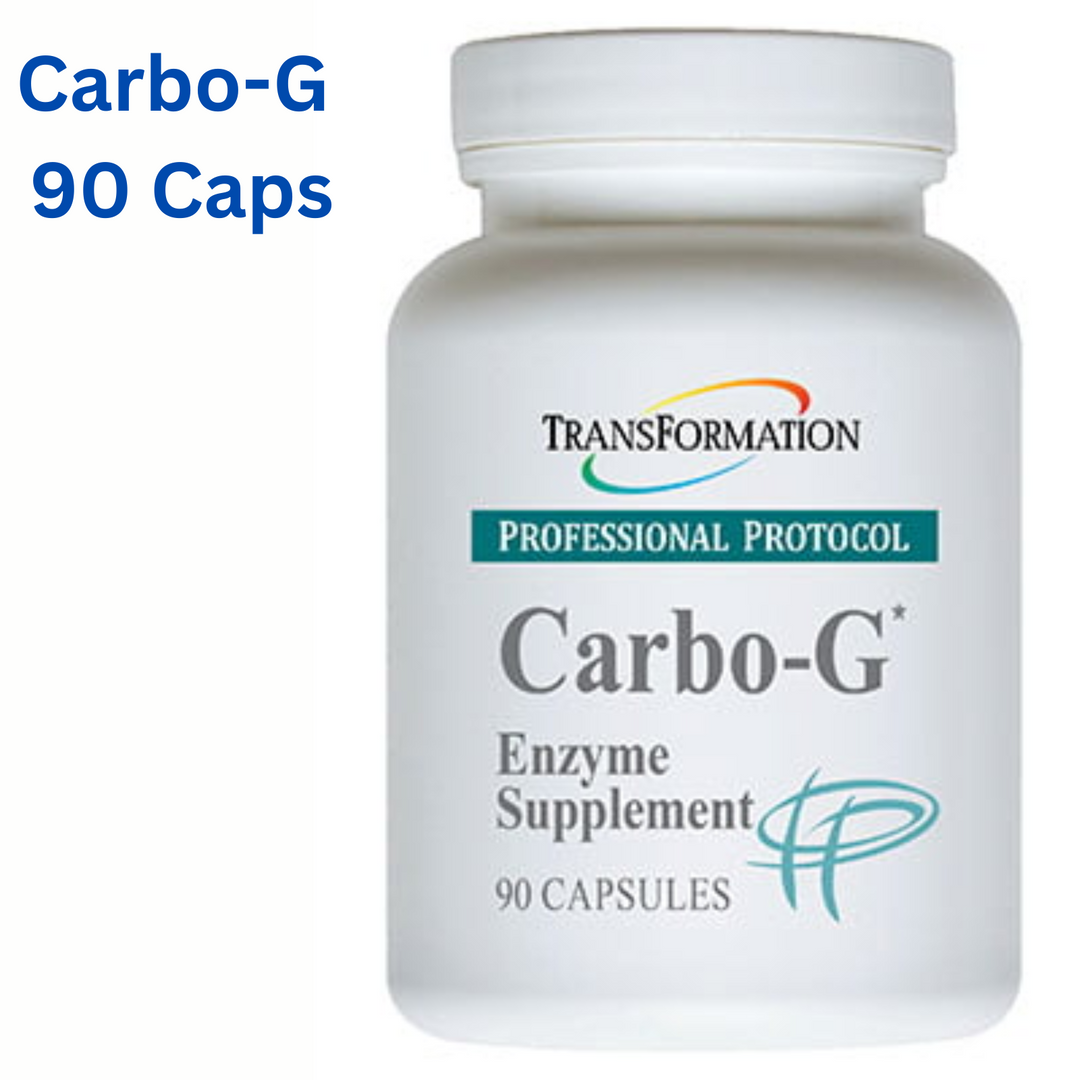 Enzimas de transformación Carbo G para apoyar la digestión del gluten y los carbohidratos (90 cápsulas)