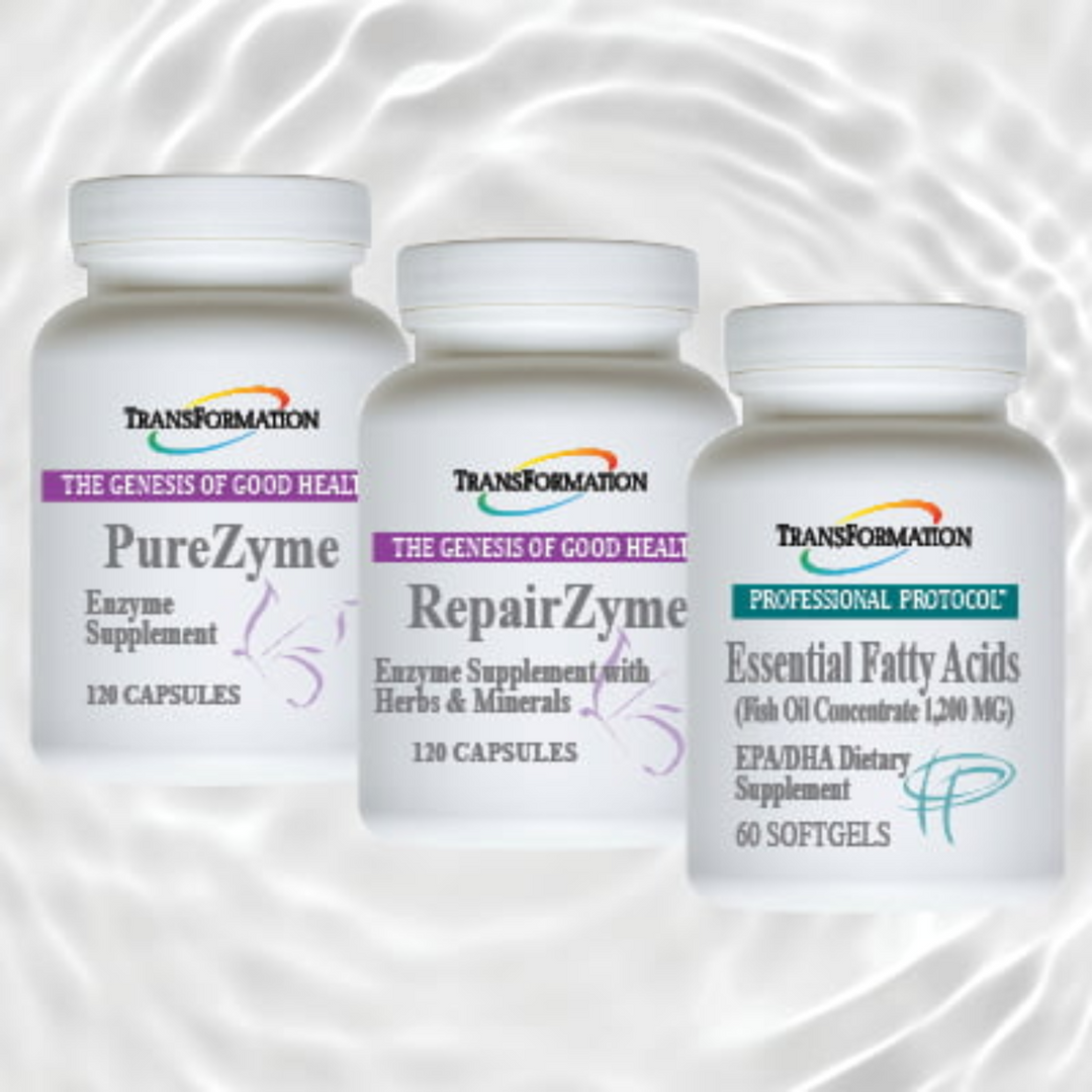 Enzimas de transformación PureZyme 120 cápsulas RepairZyme 120 cápsulas Protocolo 60 cápsulas