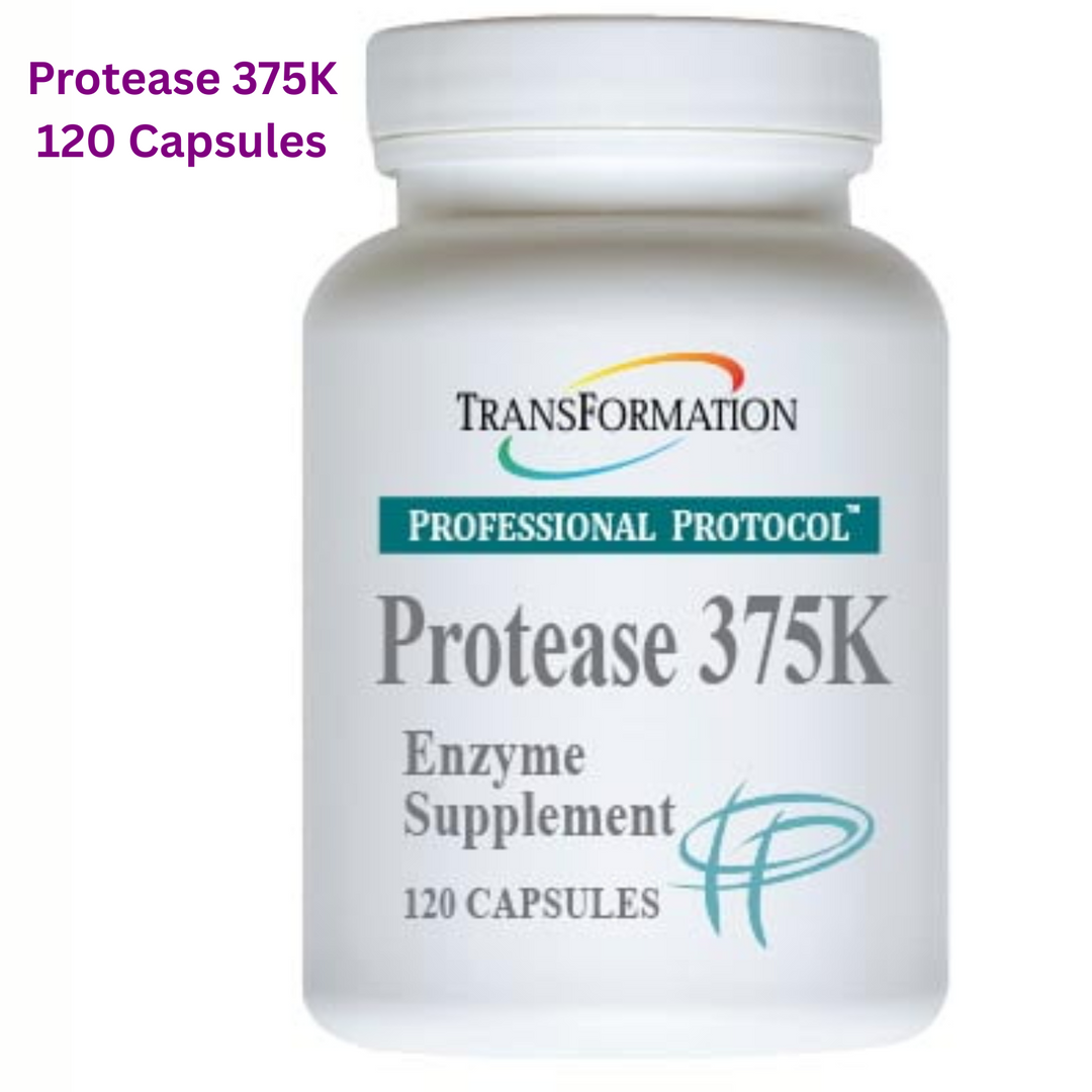 Enzimas de Transformación Proteasa 375K Favorece el Equilibrio Sistémico 120 Cápsulas