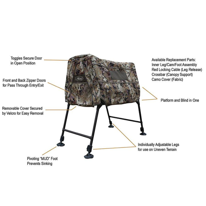 Higdon Outdoors MOmarsh Invisi-Lab (Optifade Marsh)