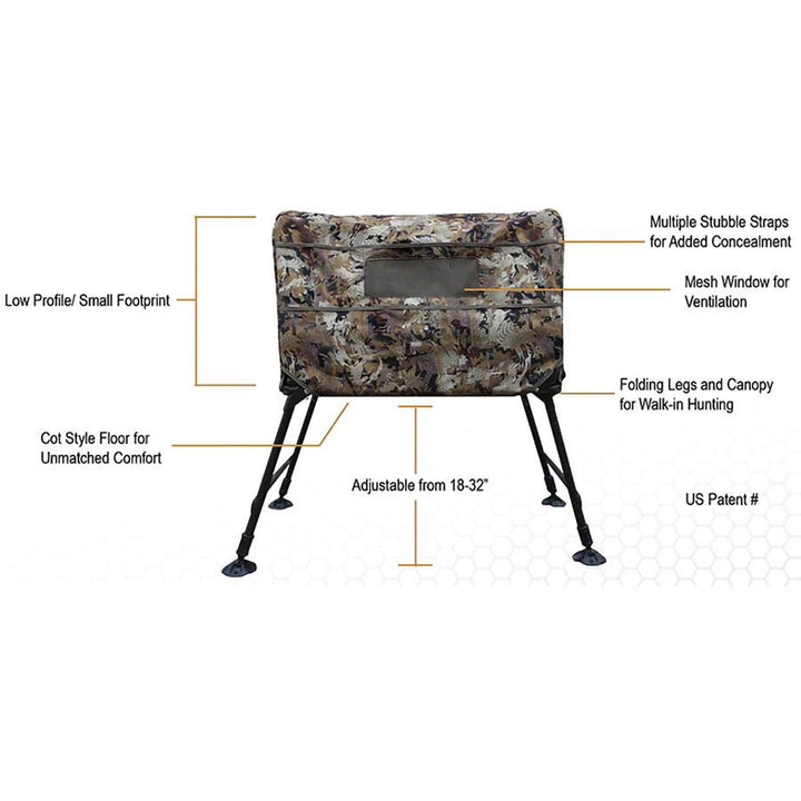 Higdon Outdoors MOmarsh Invisi-Lab (Optifade Marsh)