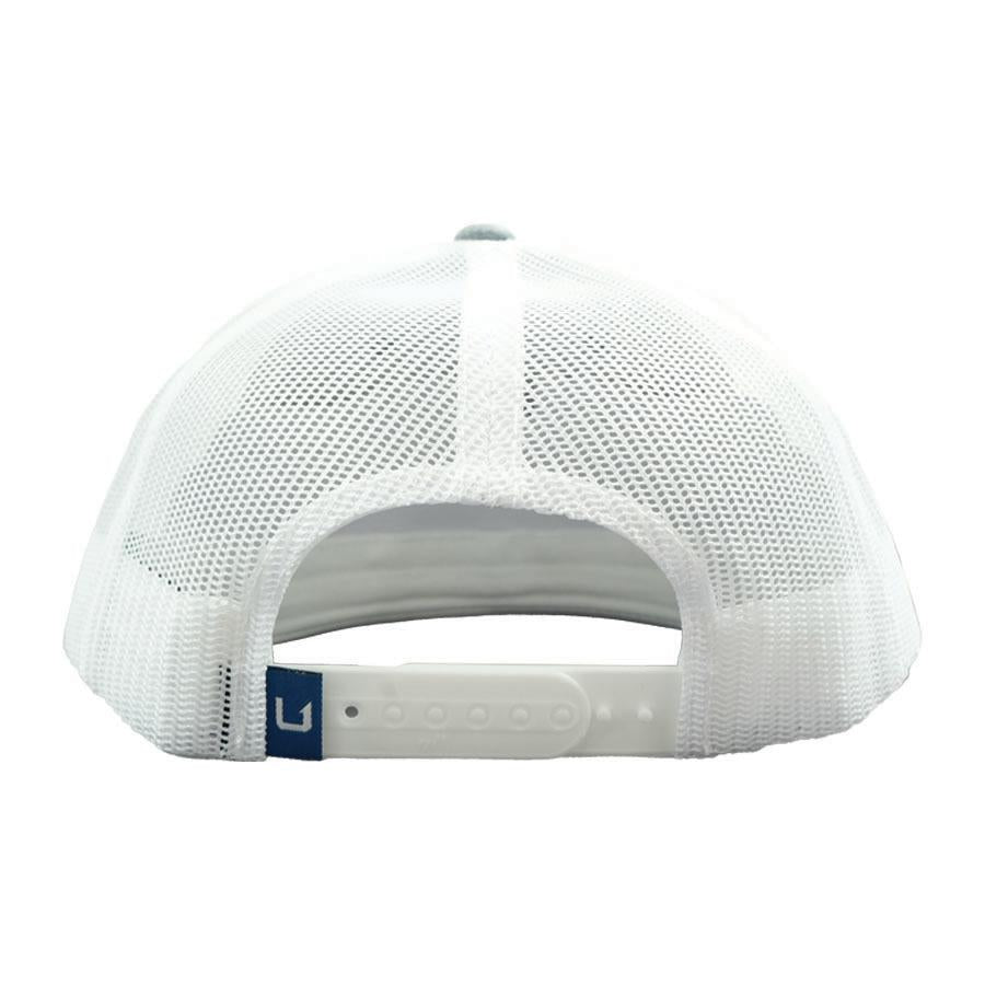 Huk Salute Trucker Hat Heather Grey One Size Comfortable Stylish Headwear