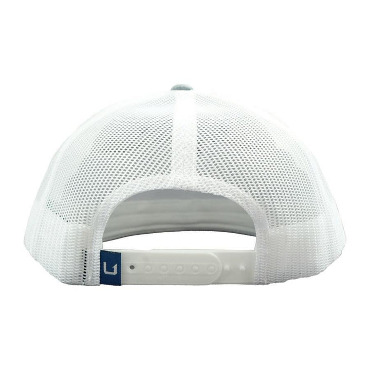 Huk Salute Trucker Hat Heather Grey One Size Comfortable Stylish Headwear