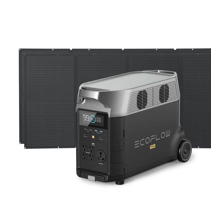 EcoFlow Delta Pro Estacion Portatil De Energia Con Dos Paneles Solares 400W