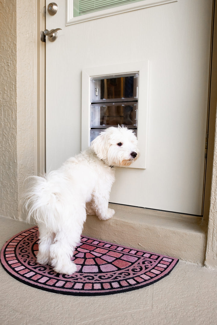 Guard Dog Pet Door – Medium Size, Secure Flush Fit, Locking Panel, Weatherproof