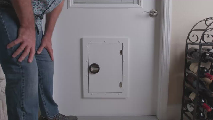 Guard Dog Pet Door – Medium Size, Secure Flush Fit, Locking Panel, Weatherproof