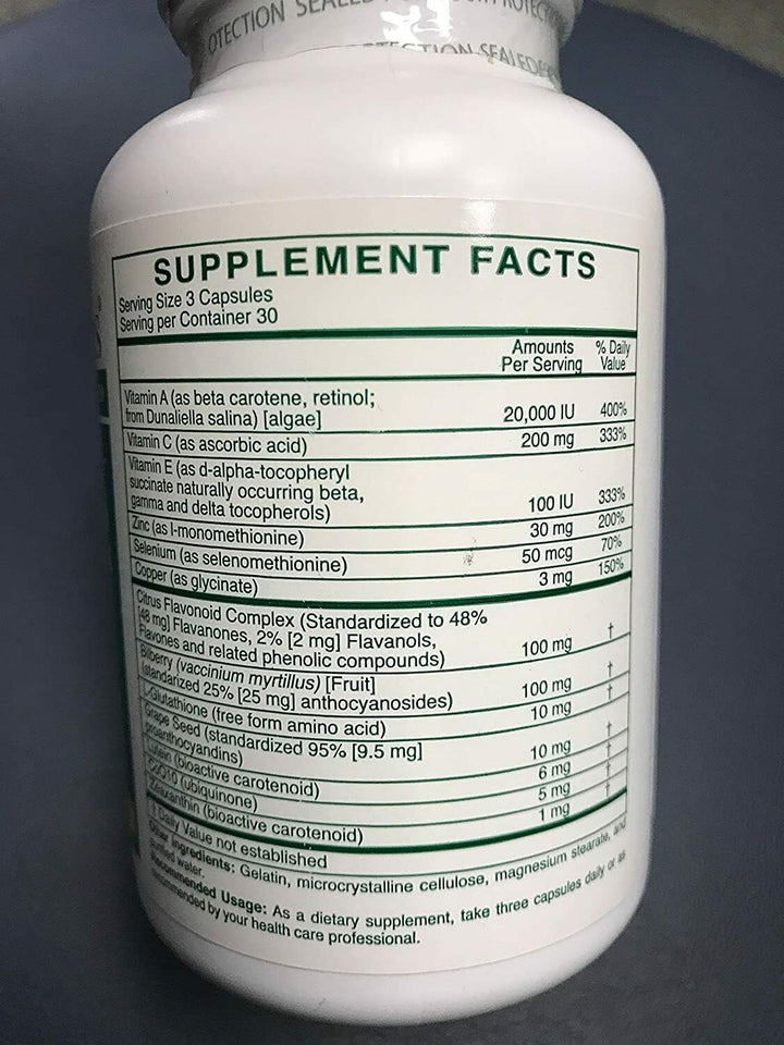 Rx Vitamins Ocular Formula 90 Caps Eye Health Nutrition Support