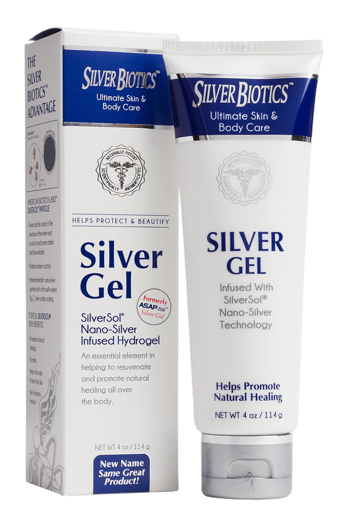 American Biotech Labs Silver Biotics Silver Gel AG0 20ppm 4 Oz Immune Support