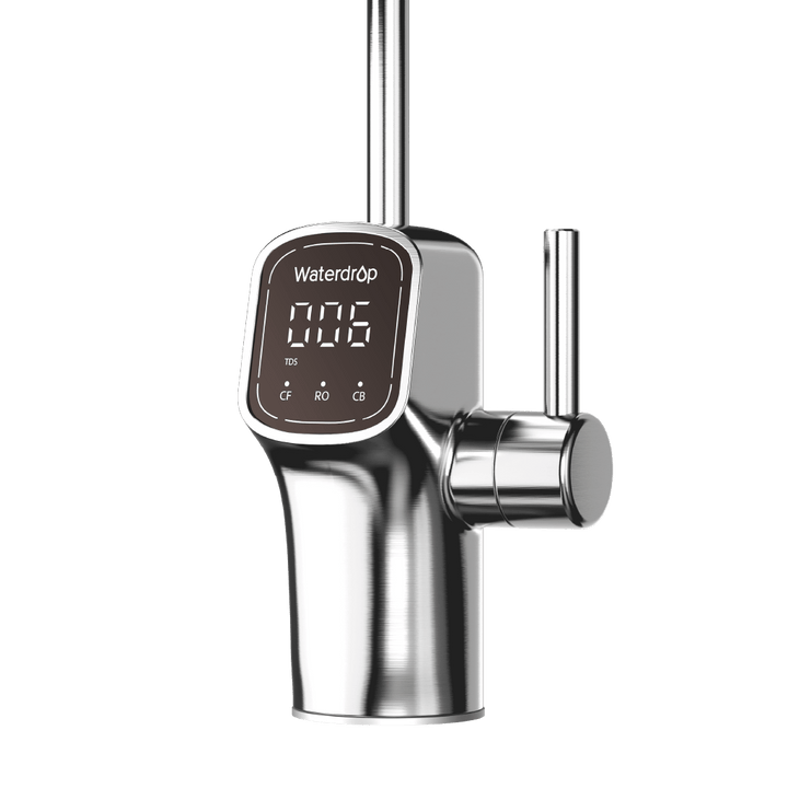 Sistema de ósmosis inversa Waterdrop G3P600 2:1, grifo LED con certificación NSF de 600 GPD