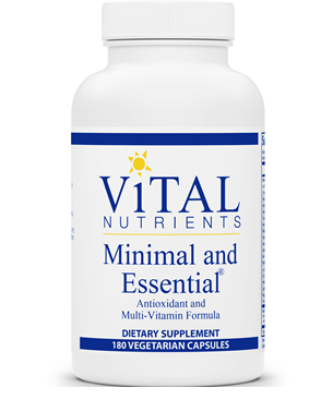 Vital Nutrients Minimal and Essential Antioxidant Formula 180 Vegetarian Caps