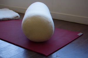 Holy Lamb Organics Wool Yoga Bolster Comfortable Supportive