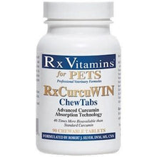 Load image into Gallery viewer, Rx Vitamins For Pets Rx CurcuWIN For Cats and Dogs 90 Chewable Tablets 2 PACK
