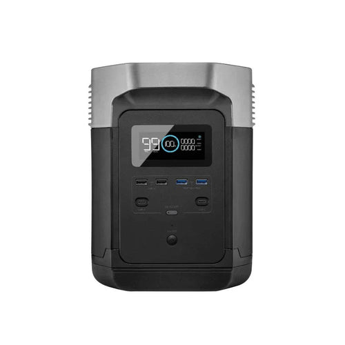 EcoFlow DELTA 1300 Portable Power Station, 1260Wh Lithium ION Generator front view.