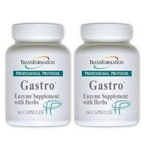 Transformation Enzymes Gastro Support, 60 Capsules, Heartburn Relief, 3 Pack