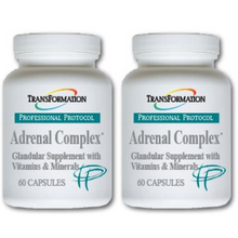 Load image into Gallery viewer, Transformation Enzymes Adrenal Complex Synergistic Formula 60 Caps 3 Pack dietary supplement.
