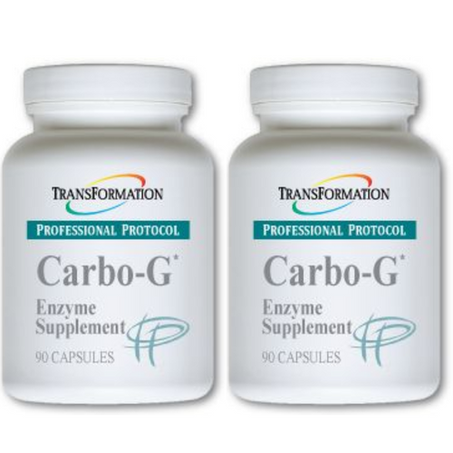 Transformation Enzymes Carbo-G Digest-Aid Capsules 2 Pack for Gut Health, 90 Capsules.