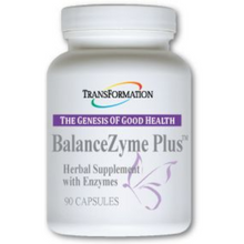 Load image into Gallery viewer, Transformation Enzymes BalanceZyme Plus herbal supplement bottle, 90 capsules, 3 pack.
