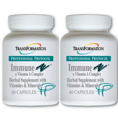 Transformation Enzymes Immune AV Vitamins Herbs Enzymes 60 Caps IMMAV 2 PACK bottles.