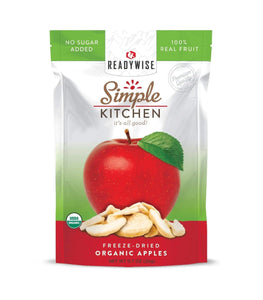 ReadyWise Simple Kitchen Organic Freeze-Dried Apples 0.7 Oz 12 PACK