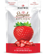 Load image into Gallery viewer, ReadyWise Simple Kitchen Freeze-Dried Strawberries 0.7 Oz 18 PACK
