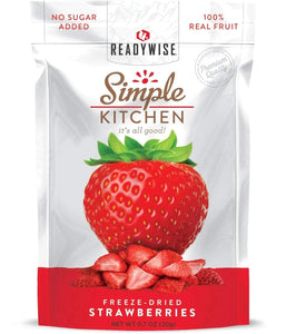 ReadyWise Simple Kitchen Freeze-Dried Strawberries 0.7 Oz 18 PACK