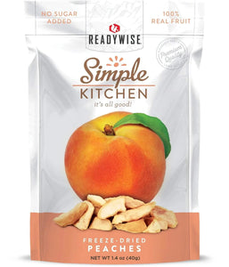 ReadyWise Freeze-Dried Peaches 1.4 Oz 18 PACK