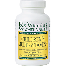 Load image into Gallery viewer, Rx Vitamins Children&#39;s Multi-Vitamin Grape 90 Chewable Tabs
