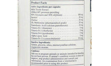 Load image into Gallery viewer, Rx Vitamins Hepato Support for Pets with Milk Thistle, 90 Caps, 2 Pack - Ingredient List.
