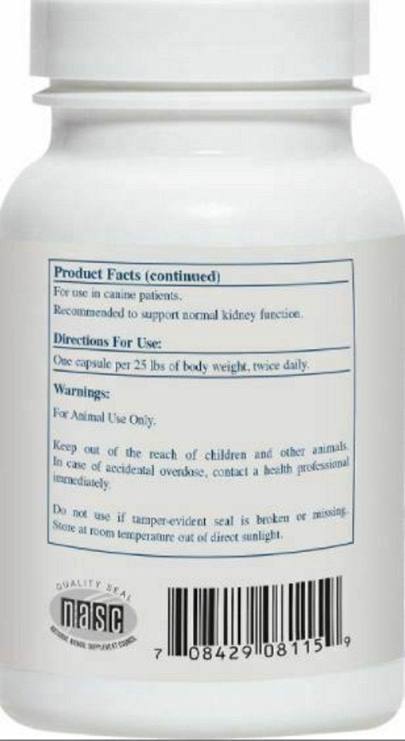 Rx Vitamins For Pets Rx Renal Canine Helps Kidney 120 Capsules for Dogs