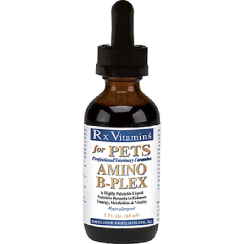 Rx Vitamins For Pets Amino B-Plex 2 Oz B Vitamin Complex Plus Amino Acids