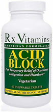 Load image into Gallery viewer, Rx Vitamins Acid Block Relief Of Indigestion 60 Chew Tabs
