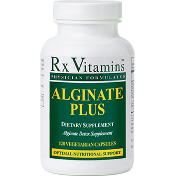 Vitaminas Rx Alginate Plus 120 Cápsulas Apoyo Digestivo