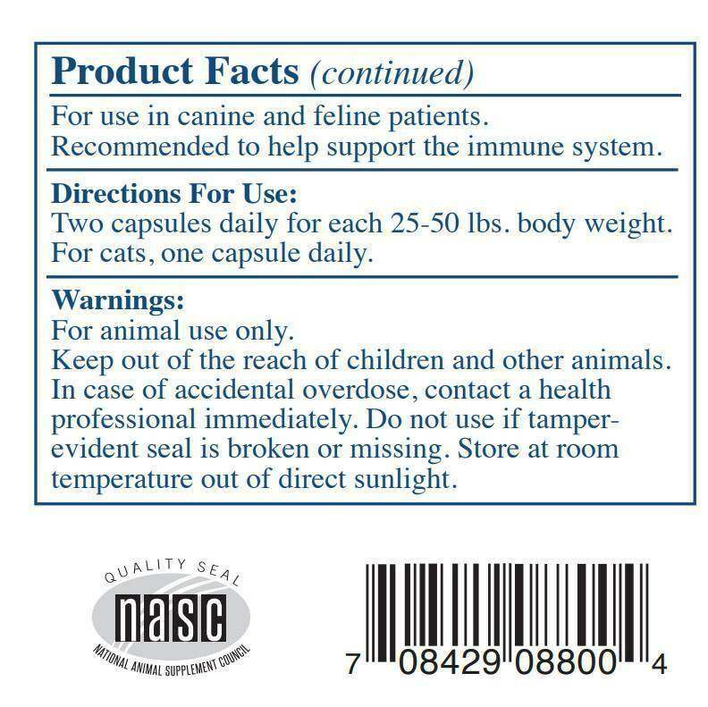 Rx Vitamins for Pets Immuno Support 60 Caps Bones Muscles For Dogs and Cats
