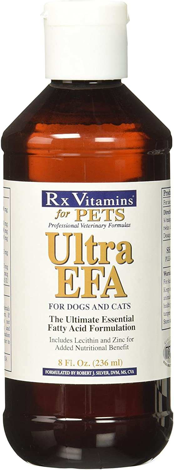 Rx Vitamins For Pets Ultra EFA 8 Fl OZ Essential Fatty Acid for Cats and Dogs