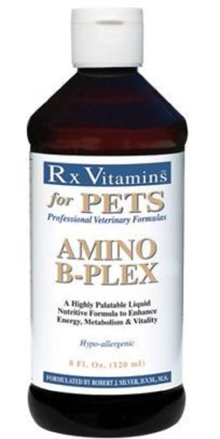 Rx Vitamins For Pets Amino B Plex 8 Oz B Complex Liver Fractions Dogs and Cats