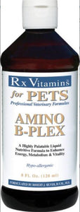 Rx Vitamins For Pets Amino B-Plex B Complex Vitamins 8 Oz 2 Pack