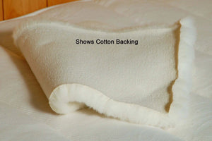 Holy Lamb Organics Fleece Topper Natural Happy Lamb Premium Eco Wool New Queen
