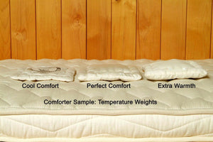 Holy Lamb Organics Comforter Premium Wool Dual-Weight New Standard King