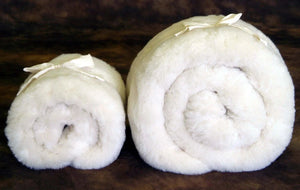 Holy Lamb Organics Fleece Topper Natural Happy Lamb Premium Eco Wool New Queen