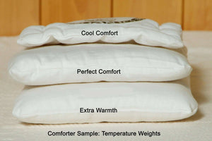 Holy Lamb Organics Comforter Premium Wool Dual-Weight New Standard King