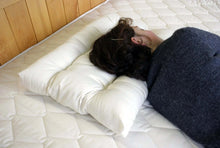 Load image into Gallery viewer, Holy Lamb Organics Neck Pillow Natural Premium Eco-Wool Orthopedic New
