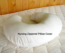 Load image into Gallery viewer, Holy Lamb Organics Pillow Cases &amp; Covers Natural Premium Zippered Queen New
