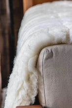 Load image into Gallery viewer, Holy Lamb Organics Fleece Topper Natural Happy Lamb Premium Eco Wool New Queen
