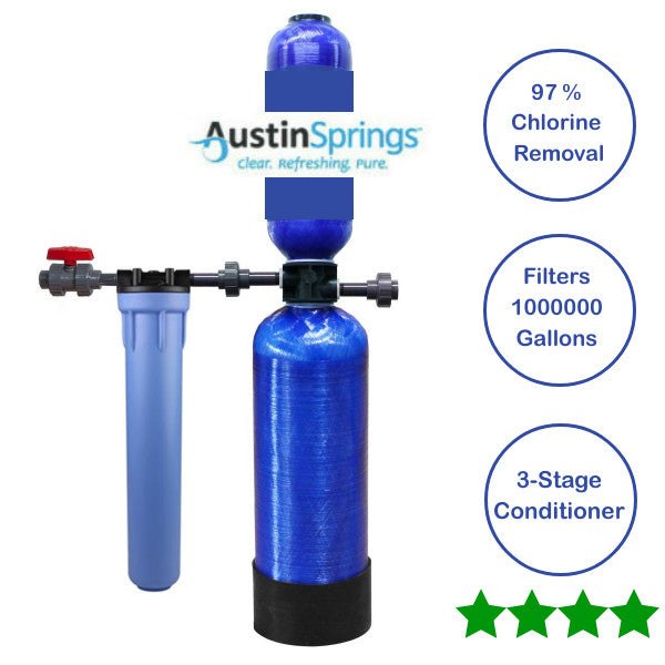 Whole House Filter System For City Or Municipality 1,000,000 G 97% Of Chlorine